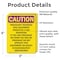 Signmission Radiation & Laser Sign, 5 in H x 3.5 in W, Vinyl Decal, Rectangle OS-2PACK-CR-D-35-V-10249 - alternate 4
